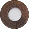  Индия (Британская). 1 пайс 1943 год. (.) 