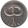  Латвия. 1 лат 2005 год. Крендель. 