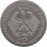  ФРГ. 2 марки 1988 год. Людвиг Эрхард, 40 лет Федеративной Республике (1948-1988). (J) 