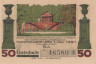  Бона. Германия. Харцгероде 50 пфеннигов 1921 год. Алексисбад. Нотгельд зеленый. (XF) 