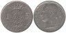  Бельгия. 1 франк 1965 год. BELGIQUE 