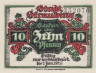  Бона. Германия. Штраубинг 10 пфеннигов 1918 год. Нотгельд. (XF) 