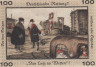  Бона. Германия. Нойграбен-Хаусбрух 100 пфеннигов 1921 год. Нотгельд. (XF) 