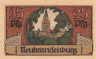  Бона. Германия. Нойбранденбург 25 пфеннигов 1921 год. Шпиль церкви Святой Марии. Нотгельд. (XF) 