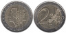  Нидерланды. 2 евро 2001 год. Королева Беатрикс. 