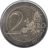  Нидерланды. 2 евро 2001 год. Королева Беатрикс. 