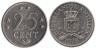  Нидерландские Антильские острова. 25 центов 1978 год. Герб. 
