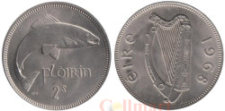Ирландия. 2 шиллинга (флорин) 1968 год. Лосось.