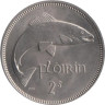  Ирландия. 2 шиллинга (флорин) 1968 год. Лосось. 