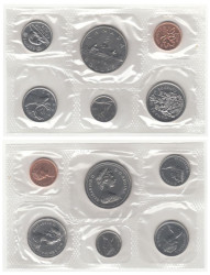 Канада. Набор монет 1978 год. Официальный годовой набор. (6 штук) 