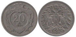 Австрия. 20 геллеров 1894 год.