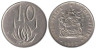  ЮАР. 10 центов 1972 год. Алоэ. 