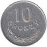  Польша. 10 грошей 1976 год. Герб. 