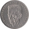  ФРГ. 2 марки 1990 год. Курт Шумахер, 30 лет Федеративной Республике (1949-1979). (D) 