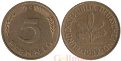 ФРГ. 5 пфеннигов 1982 год. (G)