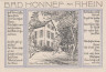  Бона. Германия. Бад-Хоннеф 99 пфеннигов 1921 год. Дом. Нотгельд. (XF) 