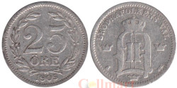 Швеция. 25 эре 1905 год. Король Оскар II.