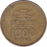  Вьетнам. 1000 донгов 2003 год. Герб. 