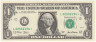  Бона. США 1 доллар 2001 год. Джордж Вашингтон. (L - Сан-Франциско, Калифорния, серия замещения ★) (XF) 
