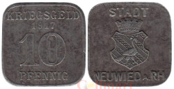 Германия. Нойвид. 10 пфеннигов 1917 год. Нотгельд.