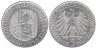  Германия (ФРГ). 5 марок 1966 год. 250 лет со дня смерти Готфрида Вильгельма Лейбница. (D) 