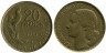 Франция. 20 франков 1951 год. Галльский петух. 