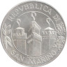  Сан-Марино. 5000 лир 2001 год. 1700 лет независимости. 
