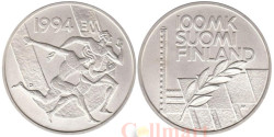 Финляндия. 100 марок 1994 год. Стадион Дружбы.