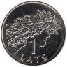  Латвия. 1 лат 2006 год. Дубовый венок. Праздник Лиго. 