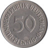  ФРГ. 50 пфеннигов 1972 год. (F) 