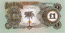  Бона. Биафра 1 фунт 1969 год. Пальма. (AU) 