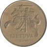  Литва. 50 центов 2000 год. 