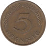  ФРГ. 5 пфеннигов 1983 год. (D) 