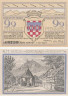  Бона. Германия. Бад-Хоннеф 99 пфеннигов 1921 год. Церковь. Нотгельд. (XF) 