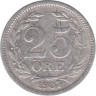  Швеция. 25 эре 1907 год. Король Оскар II. 
