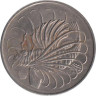  Сингапур. 50 центов 1981 год. Рыба крылатка. 