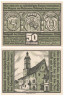  Бона. Германия. Вайсензе 50 пфеннигов 1921 год. Городская ратуша с башней. Нотгельд. (XF) 