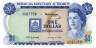  Бона. Бермудские острова 1 доллар 1982 год. Елизавета II. Парусники. (Пресс) 