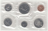  Канада. Набор монет 1975 год. Официальный годовой набор. (6 штук) 