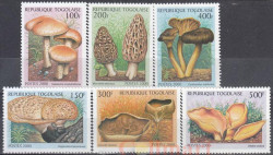 Набор марок. Того. Грибы (2000). 6 марок.