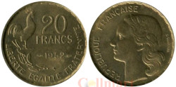 Франция. 20 франков 1952 год. Галльский петух.