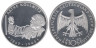  Германия (ФРГ). 10 марок 1992 год. 125 лет со дня рождения Кете Кольвиц. (Proof) 