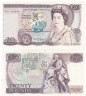  Бона. Великобритания 20 фунтов 1980 год. Уильям Шекспир. (VF++) 