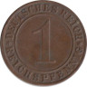  Веймарская республика. 1 рейхспфенниг 1936 год. (E) 