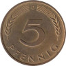  ФРГ. 5 пфеннигов 1984 год. (D) 