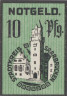  Бона. Германия. Саарбрюккен 10 пфеннигов 1919 год. Нотгельд. (XF) 