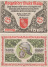  Бона. Германия. Майнц 25 пфеннигов 1921 год. Нотгельд. (XF) 