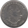  Норвегия. 5 крон 1996 год. 100 лет Норвежской полярной экспедиции Нансена. 