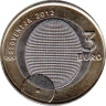  Словения. 3 евро 2012 год. 100 лет первой олимпийской медали Словении. 