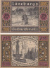 Бона. Германия. Люнебург 75 пфеннигов 1921 год (вариант 2). Нотгельд. (XF) 